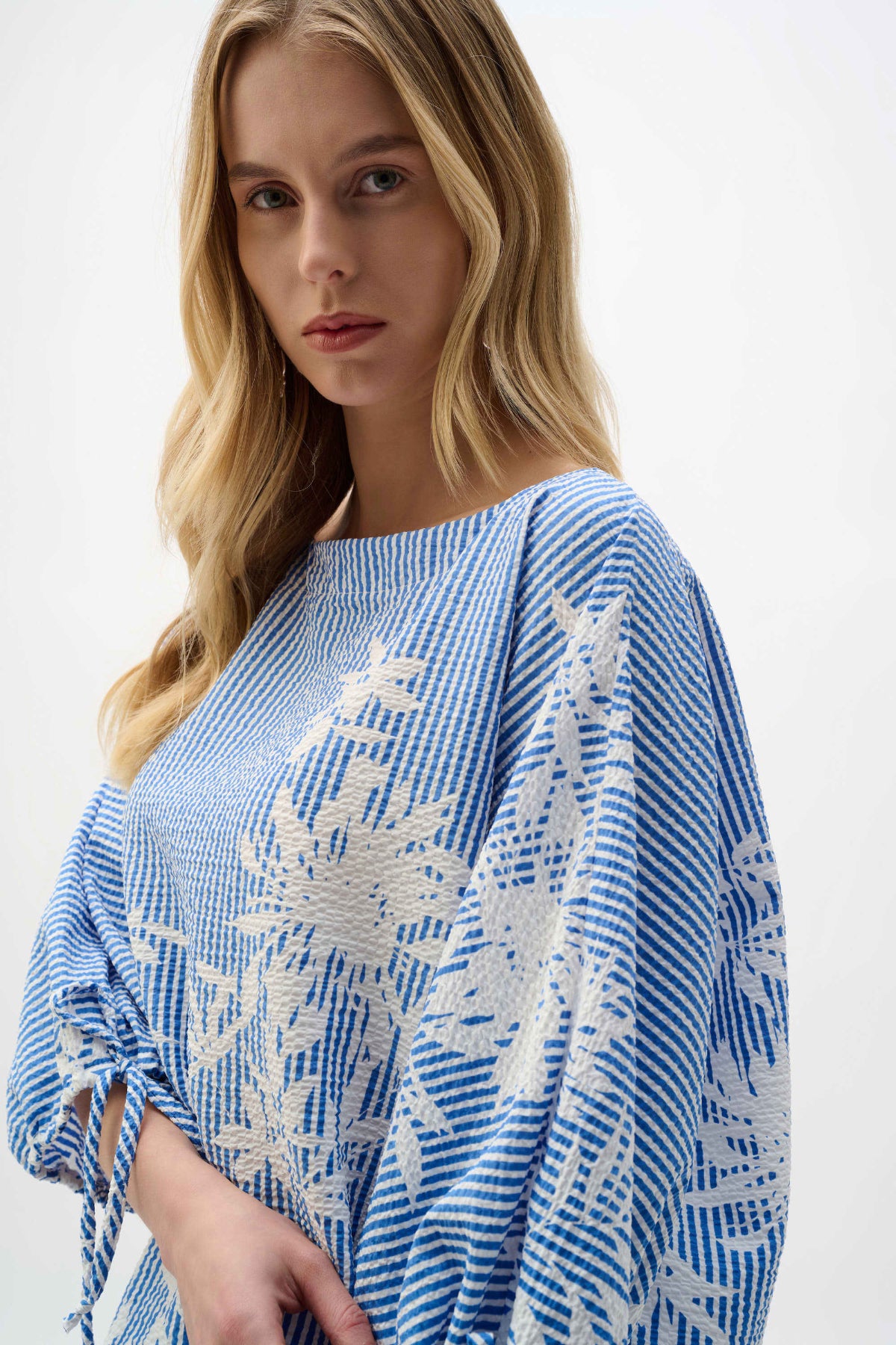Joseph Ribkoff Floral Print Trapeze Top