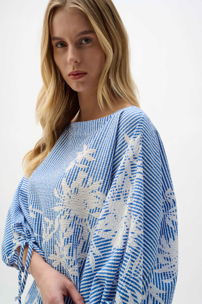 Joseph Ribkoff Floral Print Trapeze Top