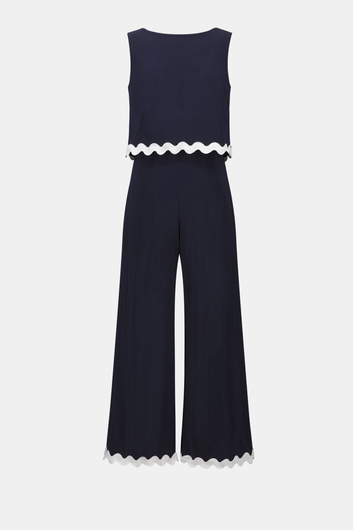 Joseph Ribkoff Culottes Jumpsuit With Contrast Trim