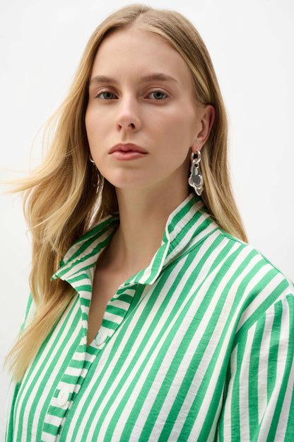 Woven Stripe Straight Jacket - Lucindas on-line