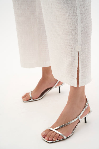 Joseph Ribkoff Textured Wide Leg Pull-On Culottes Trousers