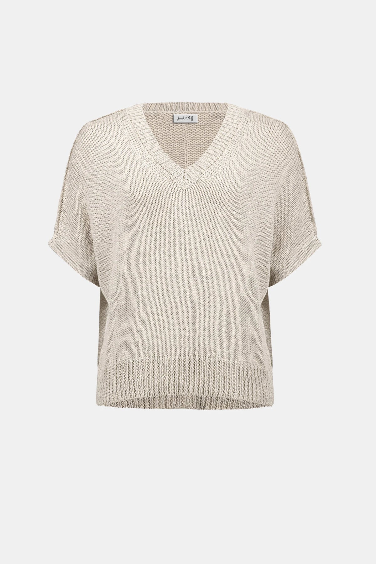 Joseph Ribkoff Lurex Sweater Knit Relaxed Top