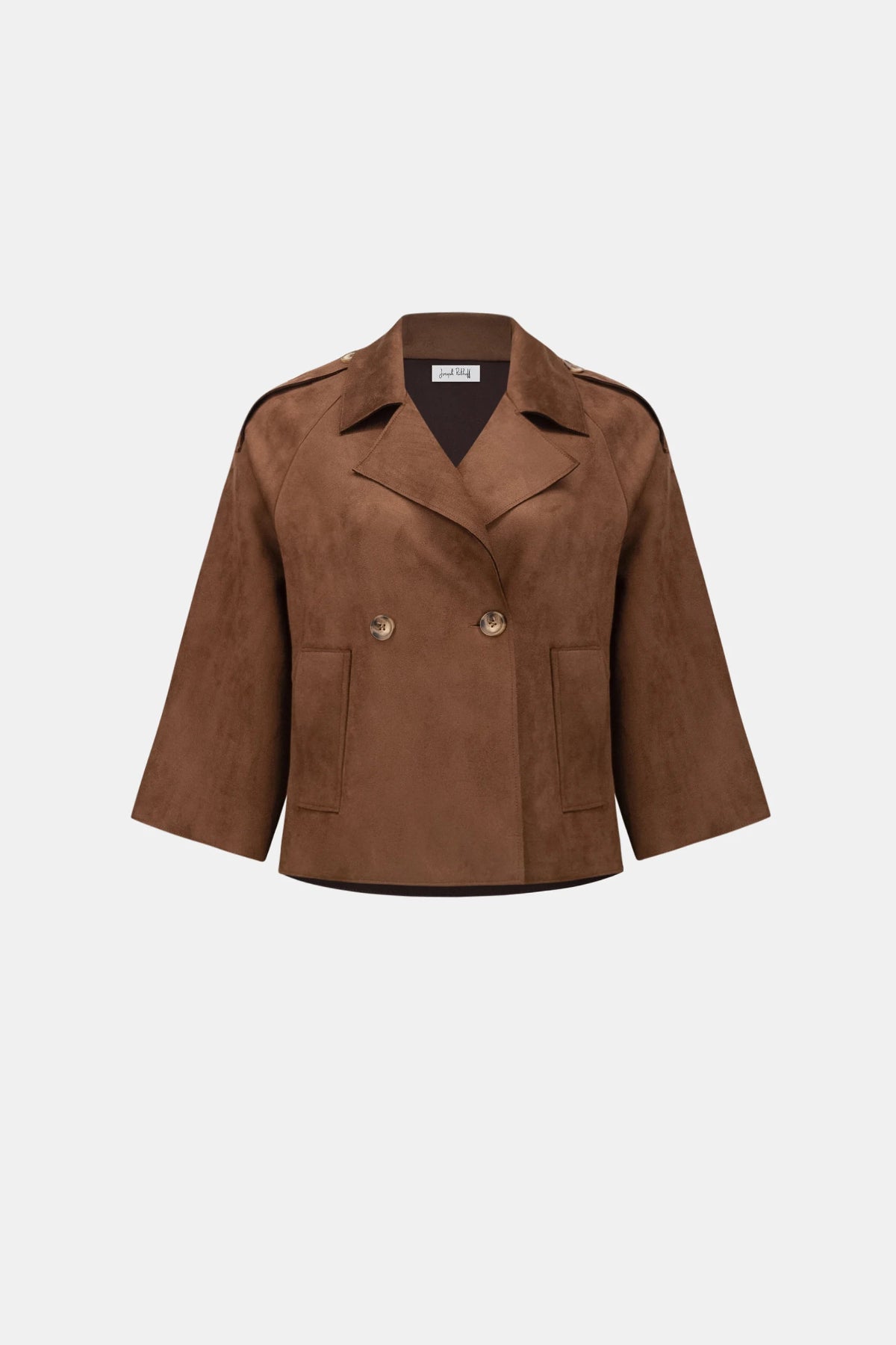 Joseph Ribkoff Suede Boxy Jacket