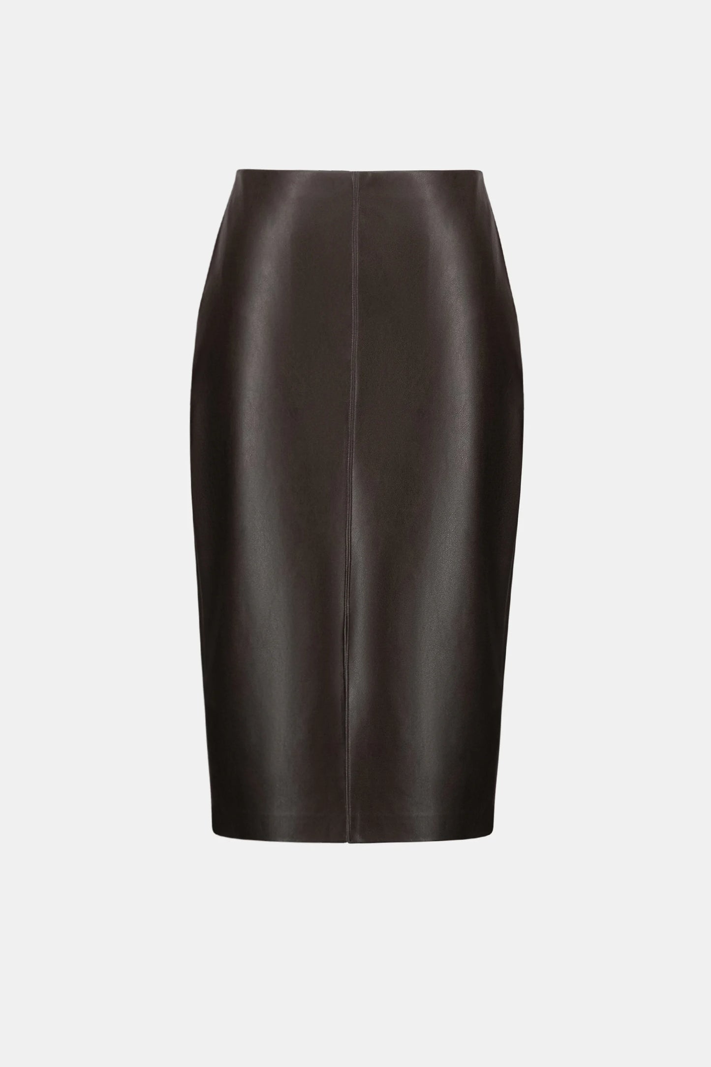 Bonded Leatherette Pencil Skirt - Lucindas on-line