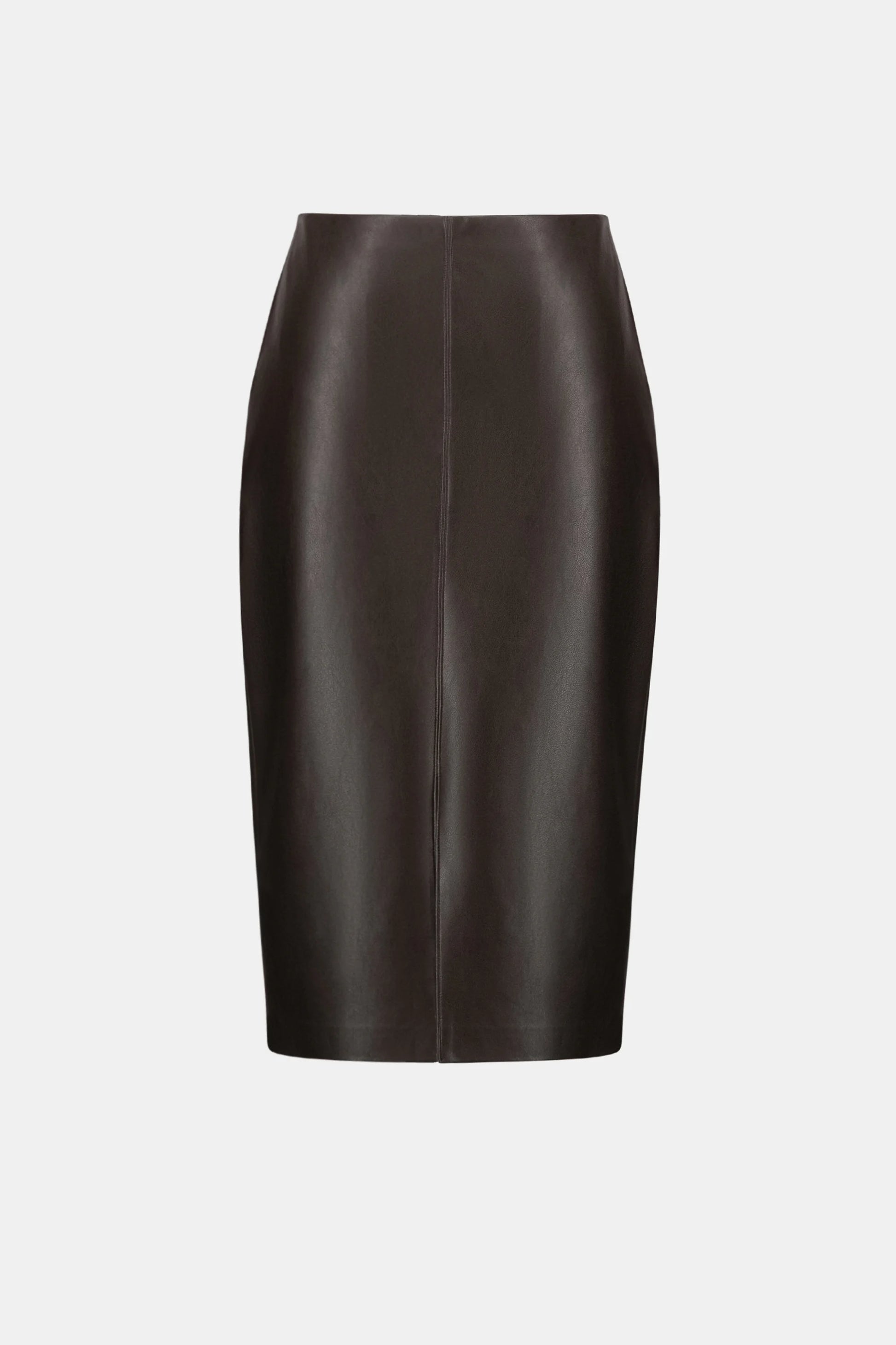 Bonded Leatherette Pencil Skirt - Lucindas on-line
