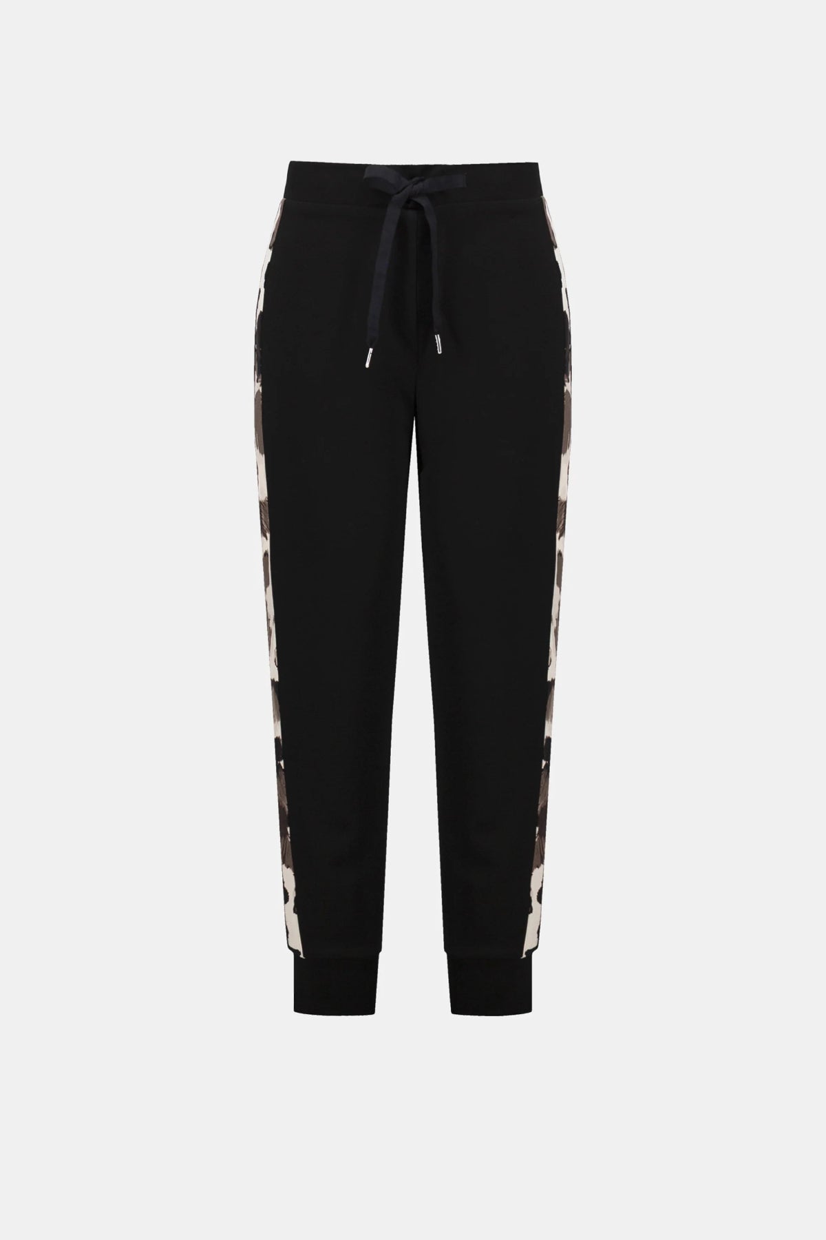 Scuba Jersey Leopard Trimmed Joggers
