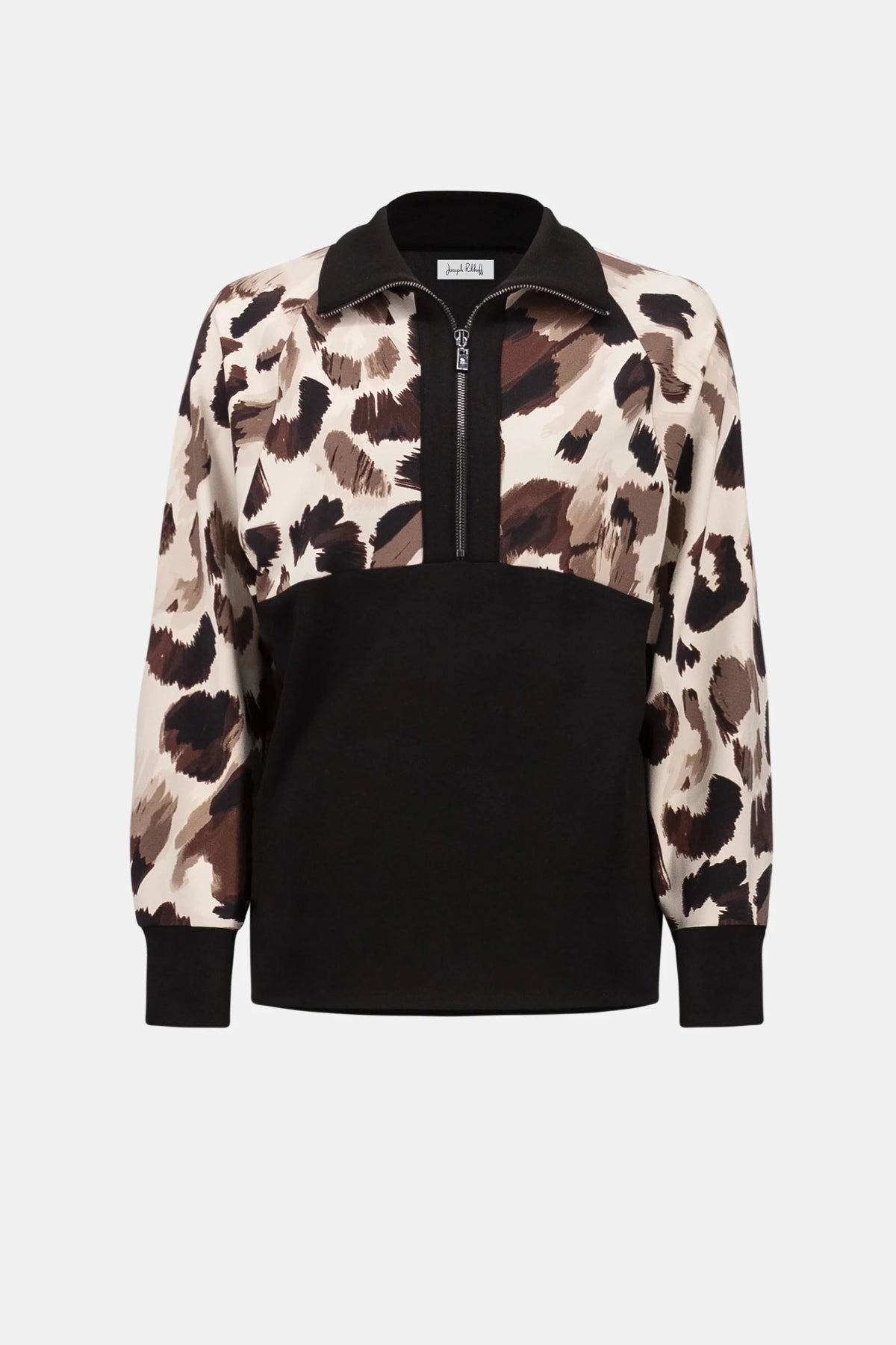 Scuba Jersey Animal Print Boxy Top