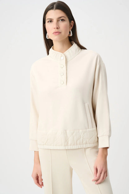 Scuba Jersey Funnel-Neck Jumper