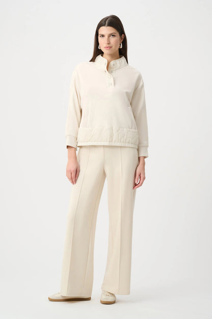 Scuba Jersey Funnel-Neck Jumper