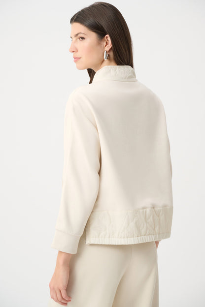 Scuba Jersey Funnel-Neck Jumper