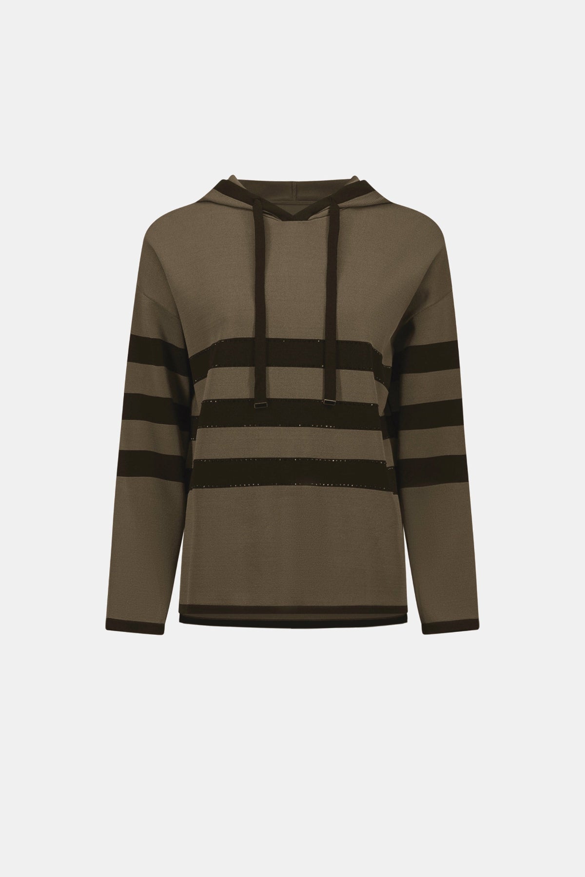 Joseph Ribkoff Striped Jumper with Hood