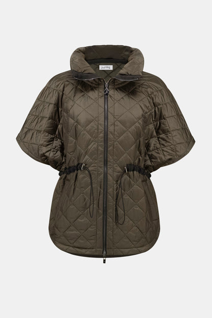 Quilted Shawl-Neck Boxy Waistcoat