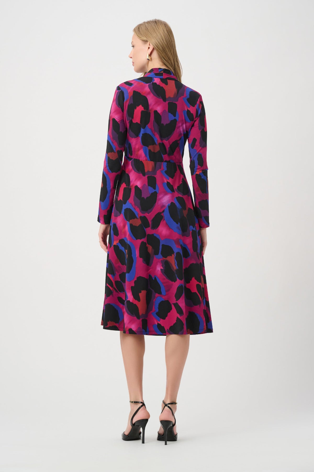 Animal Print Flowy Wrap Dress