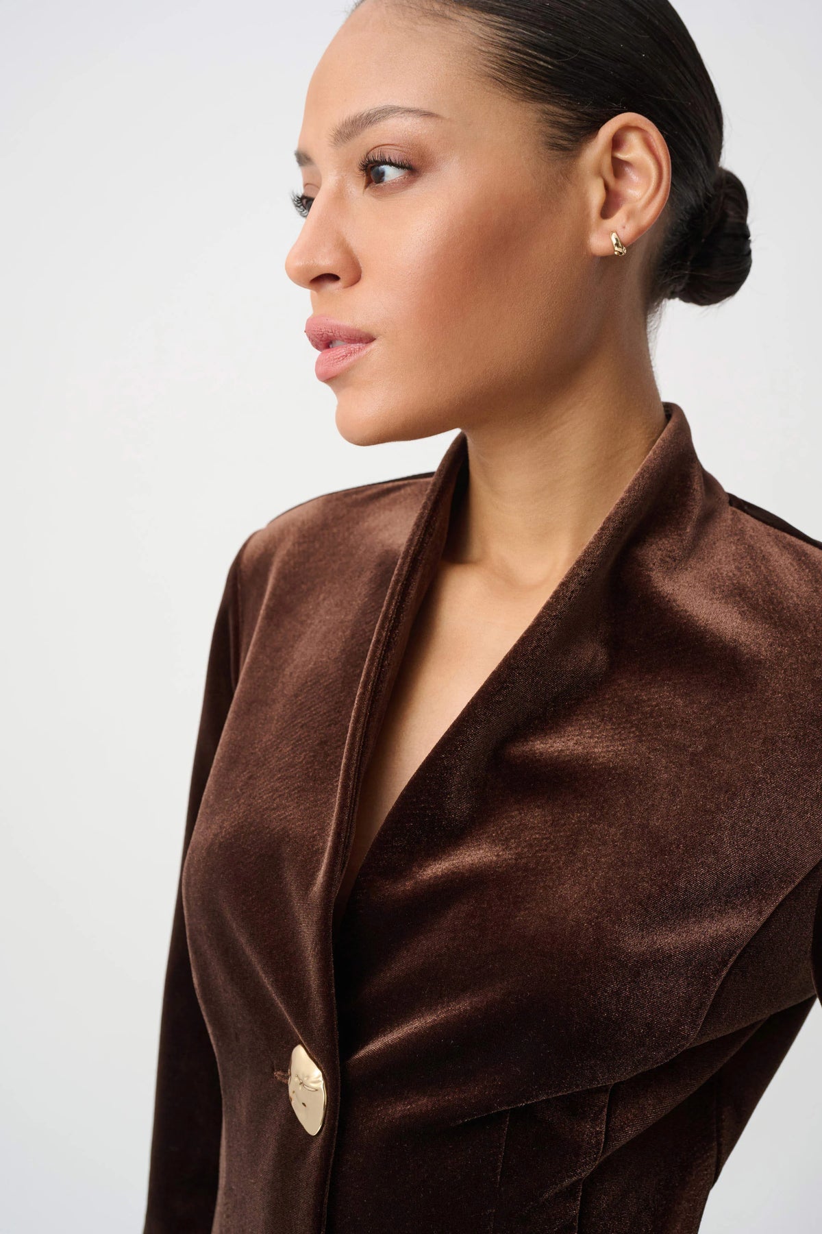 Velvet Fitted Blazer