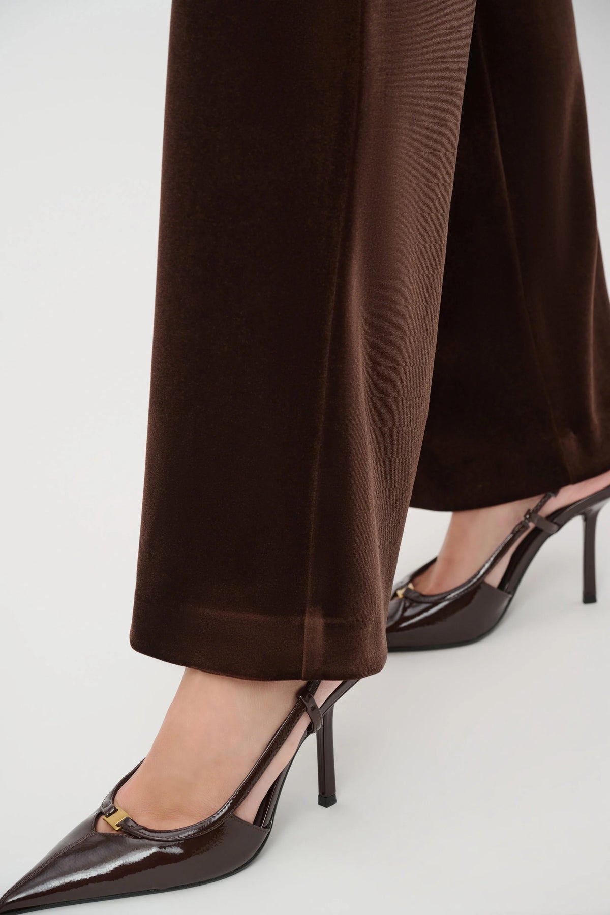 Mocha Wide Leg Trousers