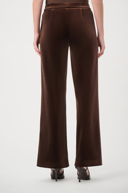 Mocha Wide Leg Trousers