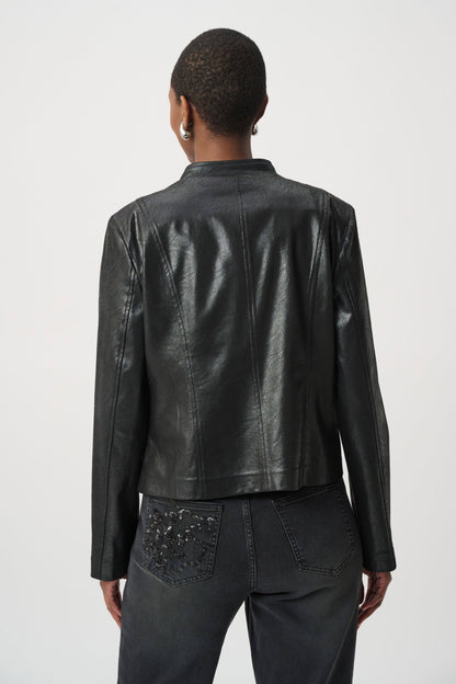 Embellished Foiled Suede Jacket