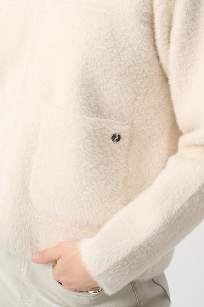Detachable Faux Fur Collar Jacket