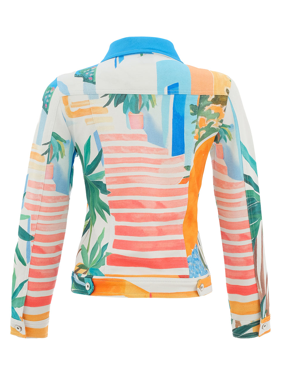 Dolcezza Pots on the Stairs Denim Style Jacket