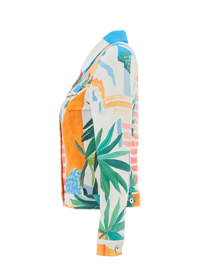 Dolcezza Pots on the Stairs Denim Style Jacket