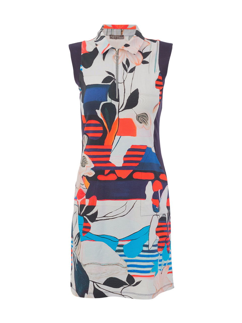 Dolcezza 'Interlaced 16' Dress with Zip Neckline