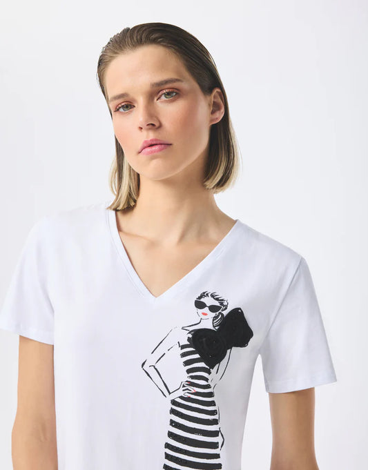 Miranda White T-Shirt TED440
