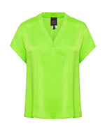 Load image into Gallery viewer, V-Neck Crushed Satin Top 33-2108
