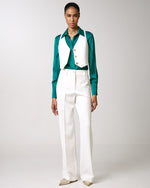 Load image into Gallery viewer, Offwhite Gilet with Monogram Gold Buttons 34-2140
