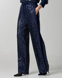 Sequin Drench Trousers with side detail 34-5075