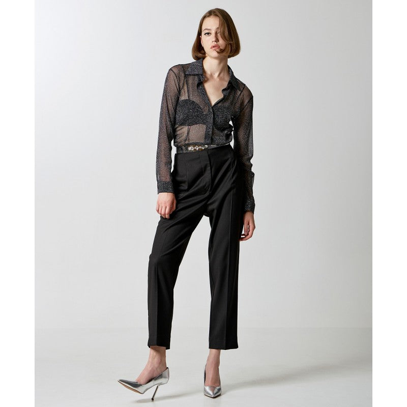 Access Shimmer Shirt with gathered details 34-7011