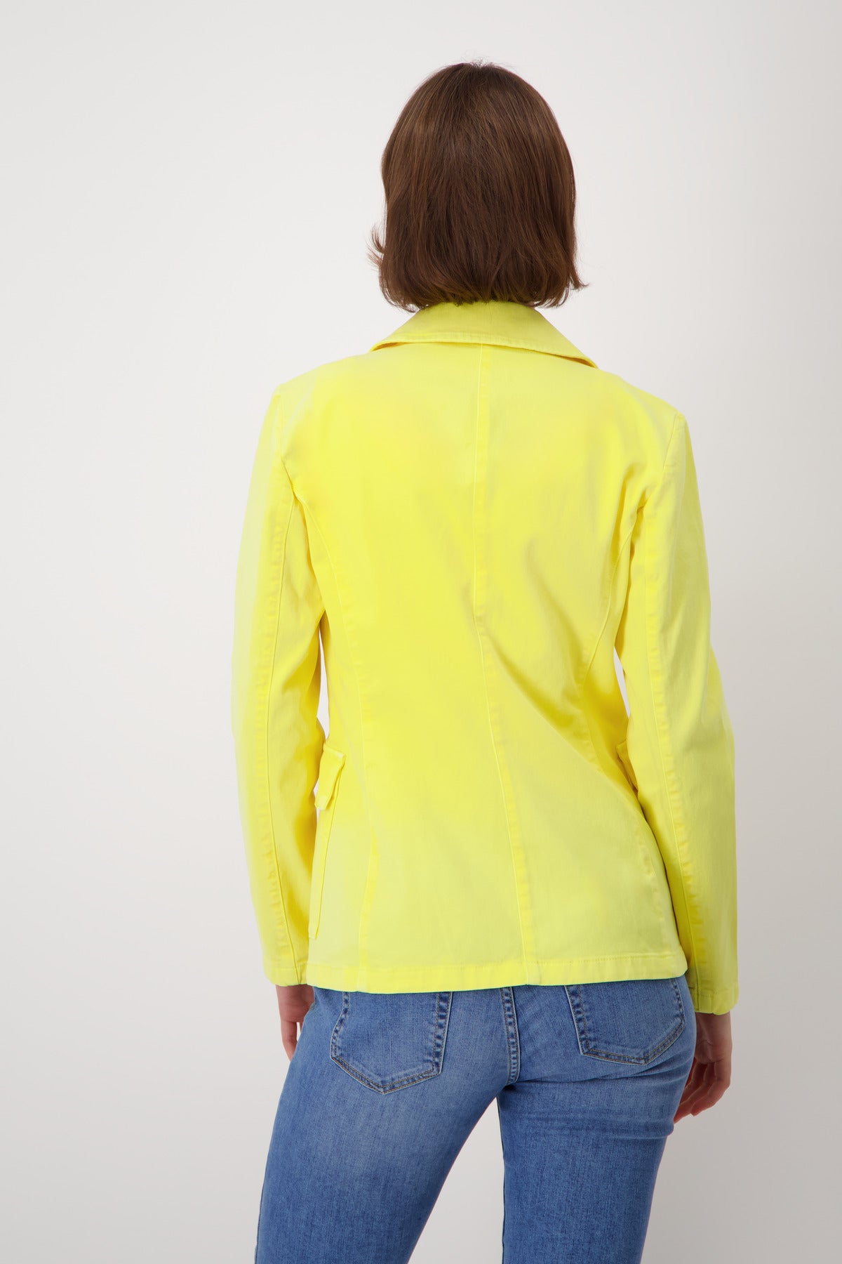 Yellow Safari Cotton Blazer 408392