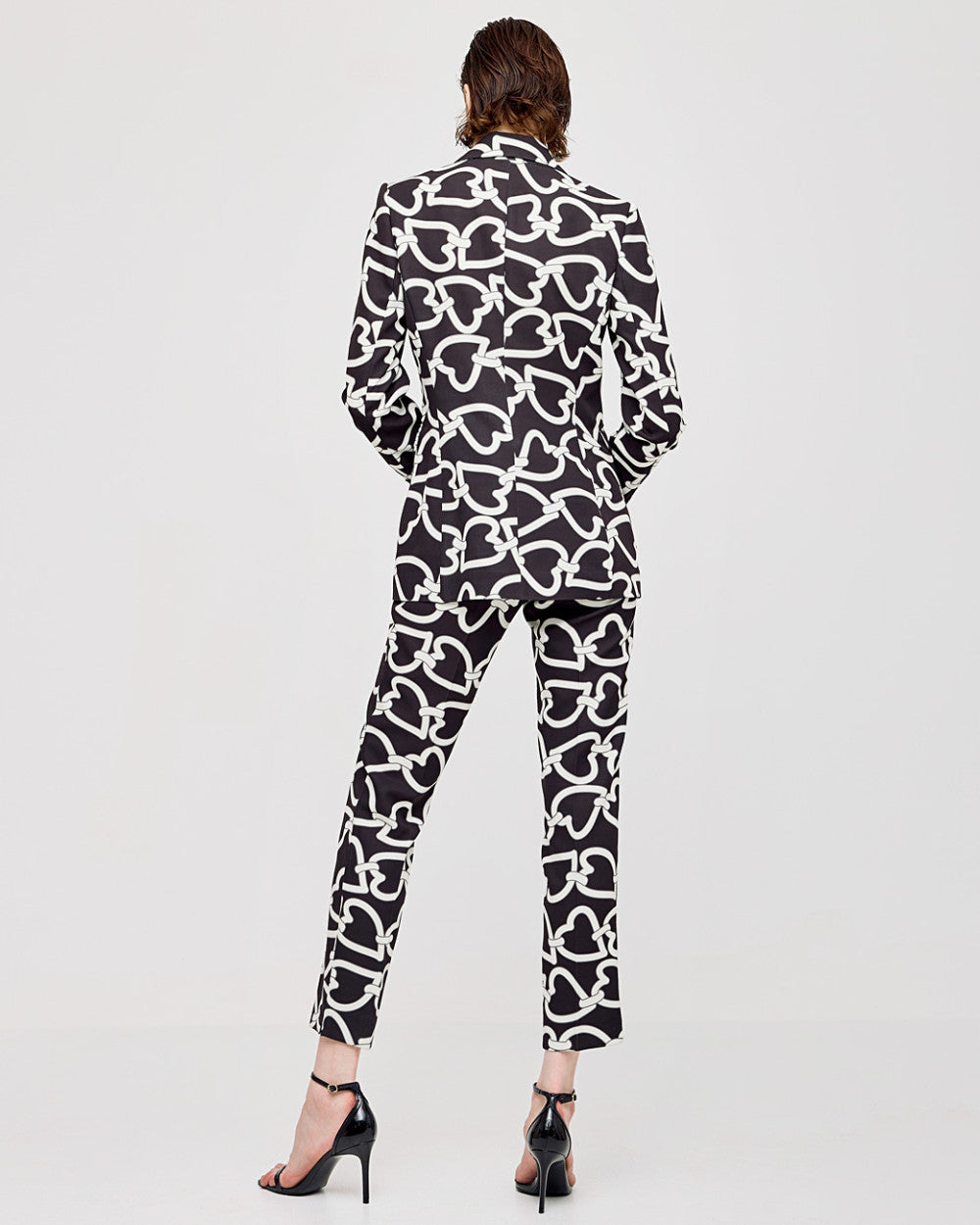 Heart Printed High-waist Trousers  43-5059