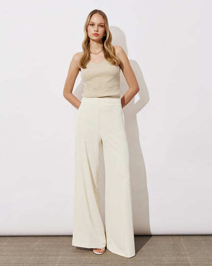 Metallic Knitted Top with Straps 43-8004