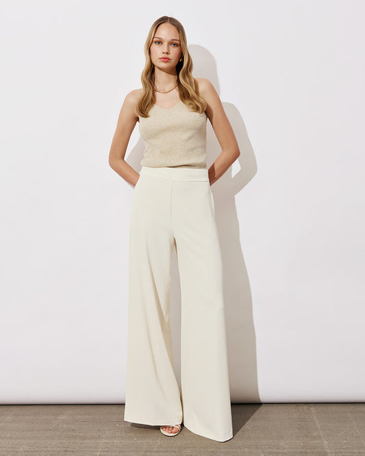 V-Neck Knitted Top with Straps 43-8004
