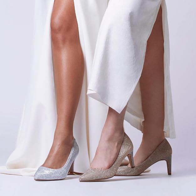Stella Metallic Court Shoes
