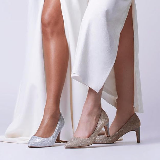 Stella Metallic Court Shoes