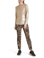 Load image into Gallery viewer, Gold Turtle Neck Fitted Top

