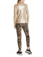Load image into Gallery viewer, Gold Turtle Neck Fitted Top
