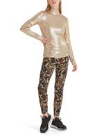 Load image into Gallery viewer, Gold Turtle Neck Fitted Top
