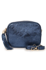 Load image into Gallery viewer, Metallic Leather Camera Bag

