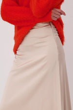 Load image into Gallery viewer, Italian Feel Satin Midi Skirt 806939
