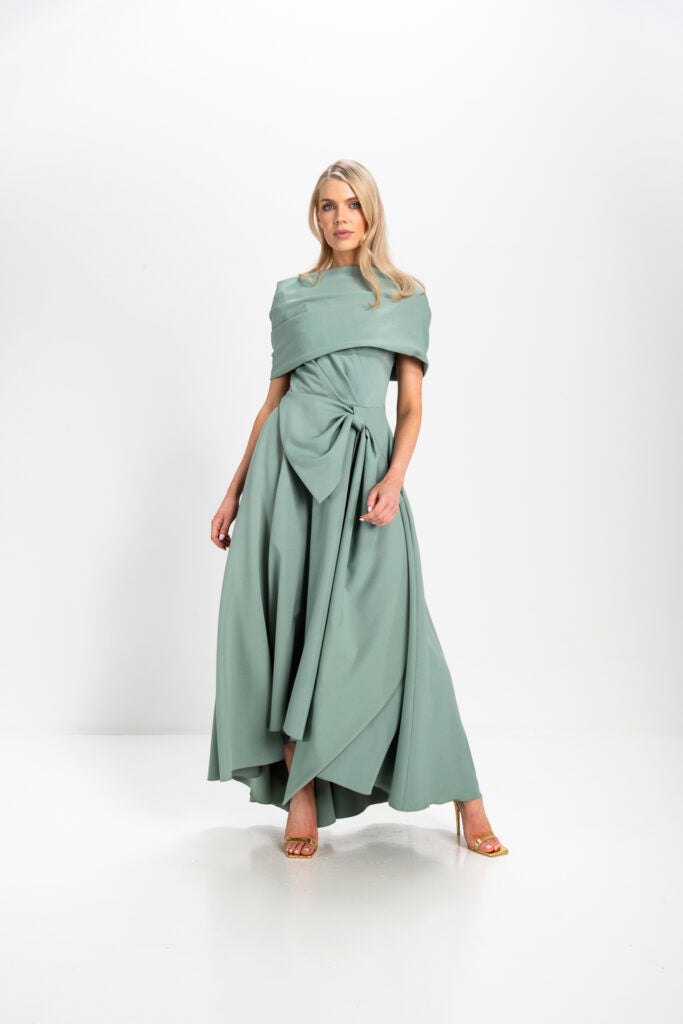 Safia Bow Flare Dress