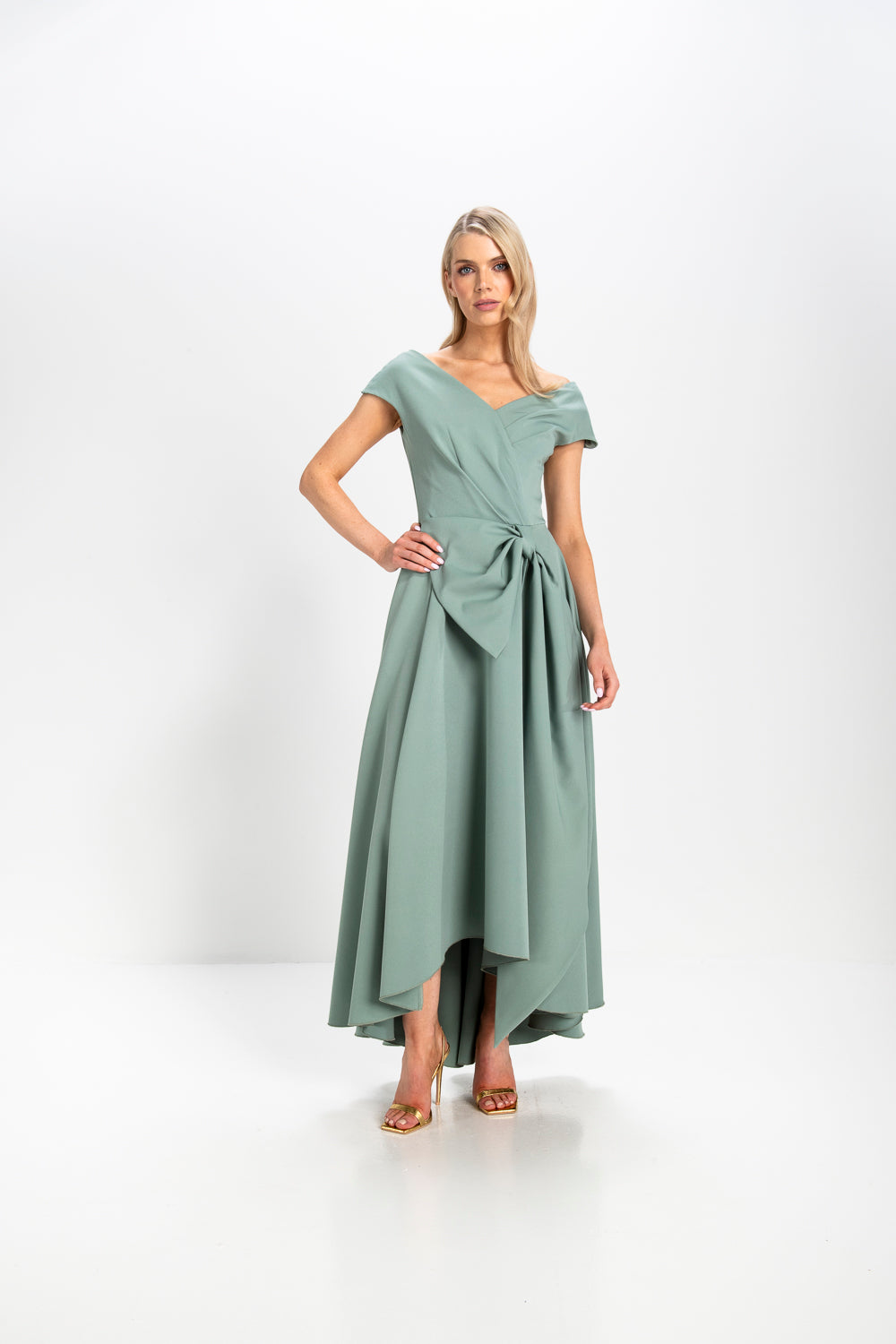 Safia Bow Flare Dress