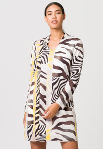 Zebra Print Reversible Dress 455350