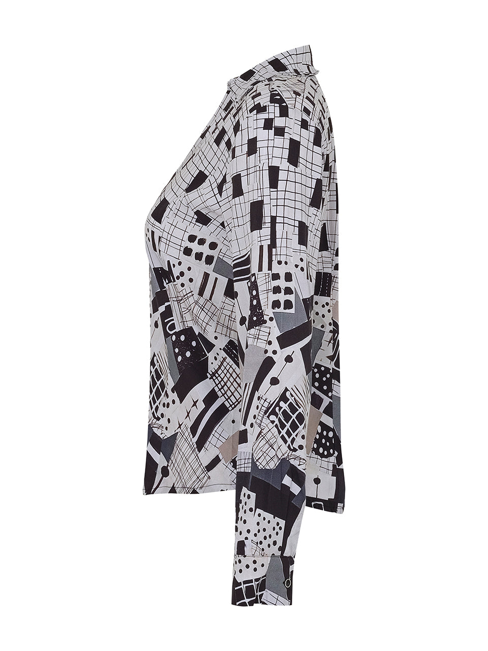 Monochrome Geo Print Shirt 73606