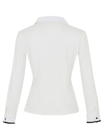 Load image into Gallery viewer, White Button Front Shirt with Abstract Print 73644
