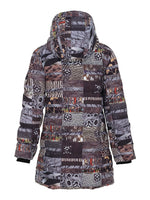 Load image into Gallery viewer, Mixed Animal Print Puffer Coat 73841
