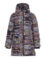 Load image into Gallery viewer, Mixed Animal Print Puffer Coat 73841
