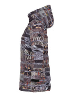 Load image into Gallery viewer, Mixed Animal Print Puffer Coat 73841
