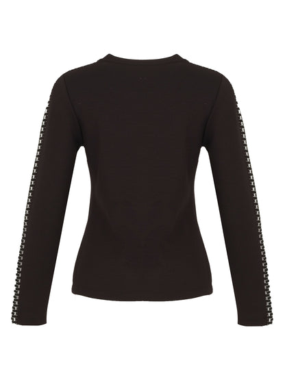 Black Sparkle Love Top 74170